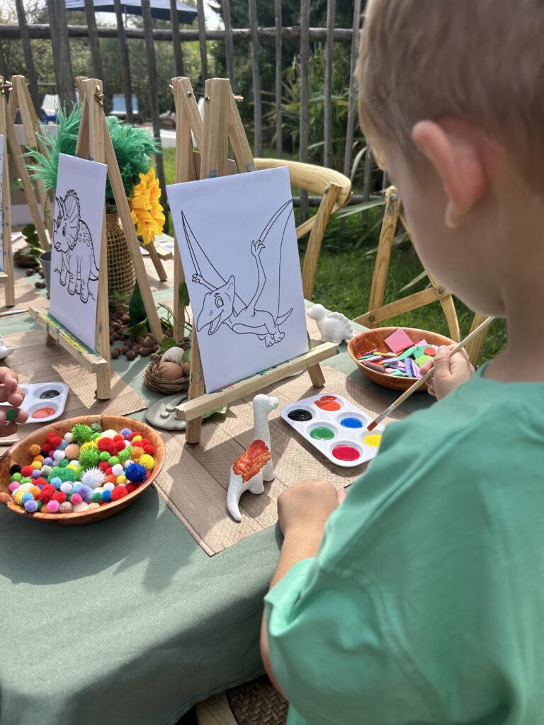 atelier peinture enfant